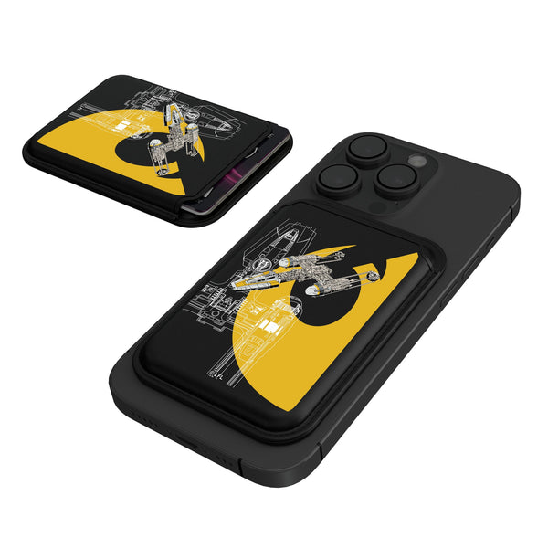 Star Wars Y-Wing FactionTech Black Magnetic Credit Card Wallet