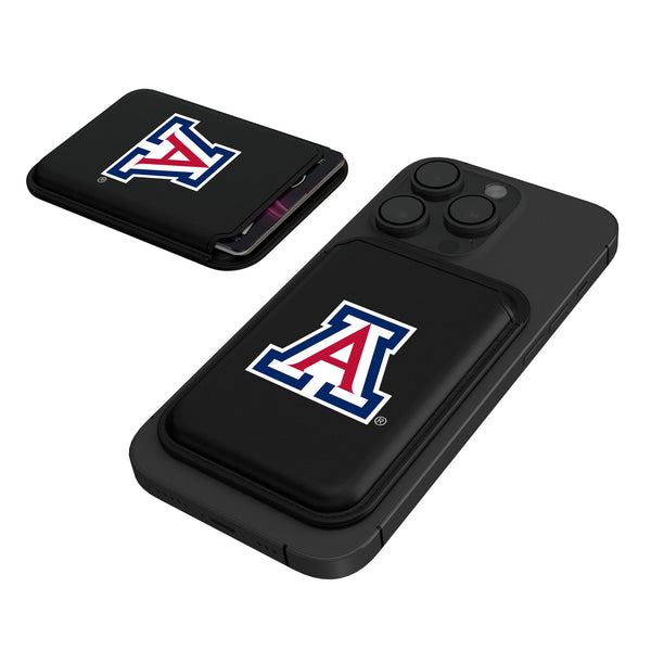 University of Arizona Wildcats Insignia Black Magnetic Credit Card Wallet