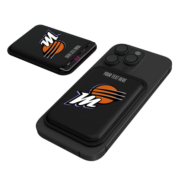 Phoenix Mercury Personalized Insignia Black Magnetic Credit Card Wallet