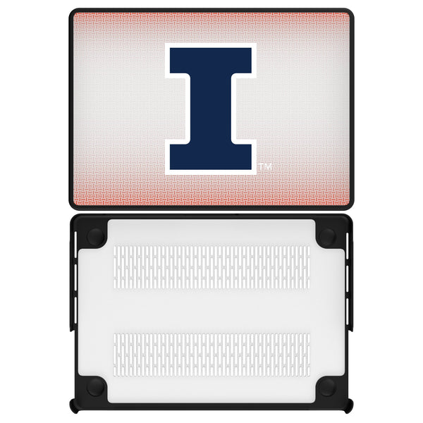 University of Illinois Fighting Illini Linen MacBook Laptop Case for Apple MacBook