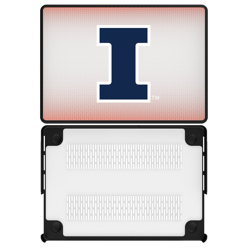 University of Illinois Fighting Illini Linen MacBook Laptop Case for Apple MacBook