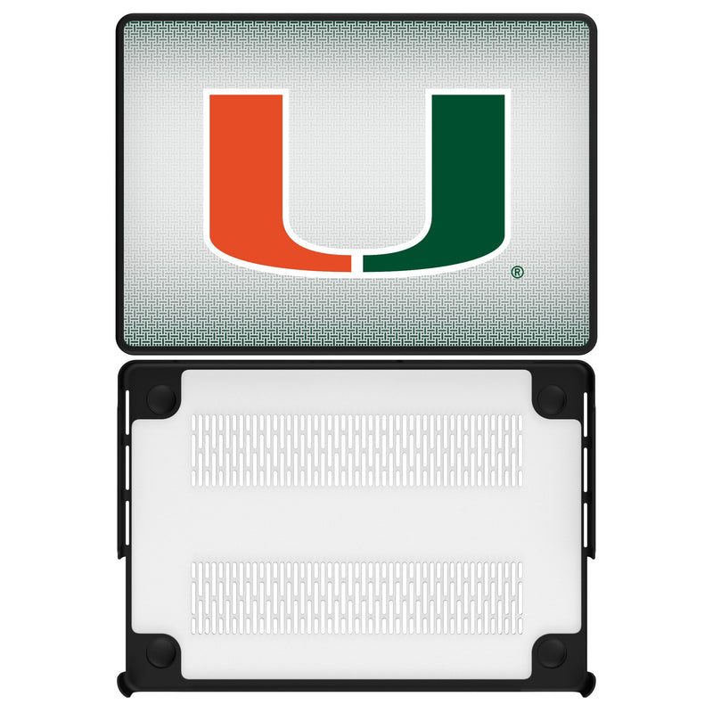 University of Miami Hurricanes Linen MacBook Laptop Case for Apple MacBook