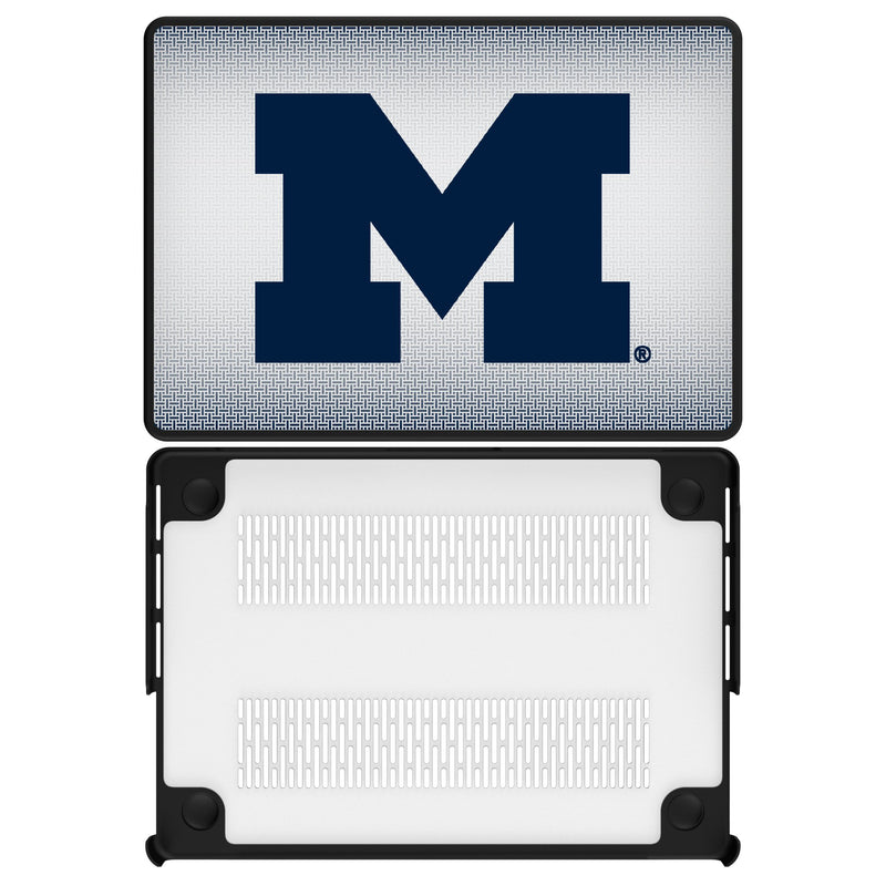 University of Michigan Wolverines Linen MacBook Laptop Case