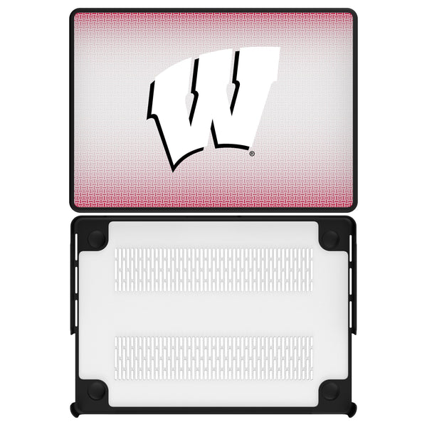 University of Wisconsin Badgers Linen MacBook Laptop Case for Apple MacBook