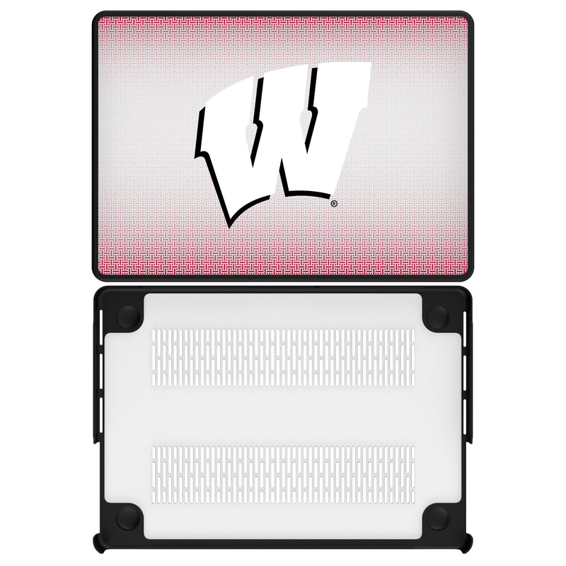 University of Wisconsin Badgers Linen MacBook Laptop Case for Apple MacBook