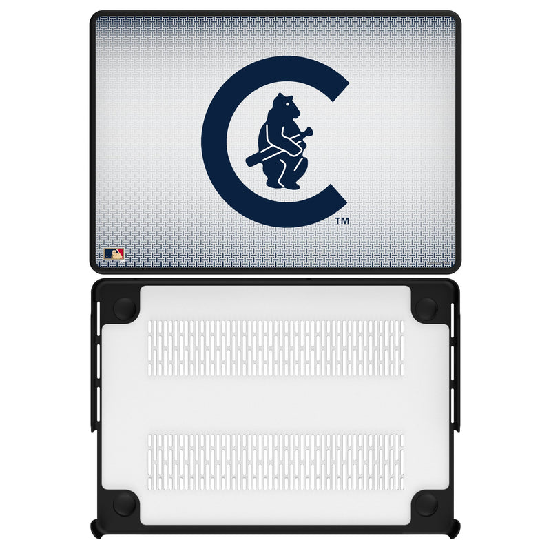 Chicago Cubs 1911-1912 - Cooperstown Collection Linen MacBook Laptop Case for Apple MacBook