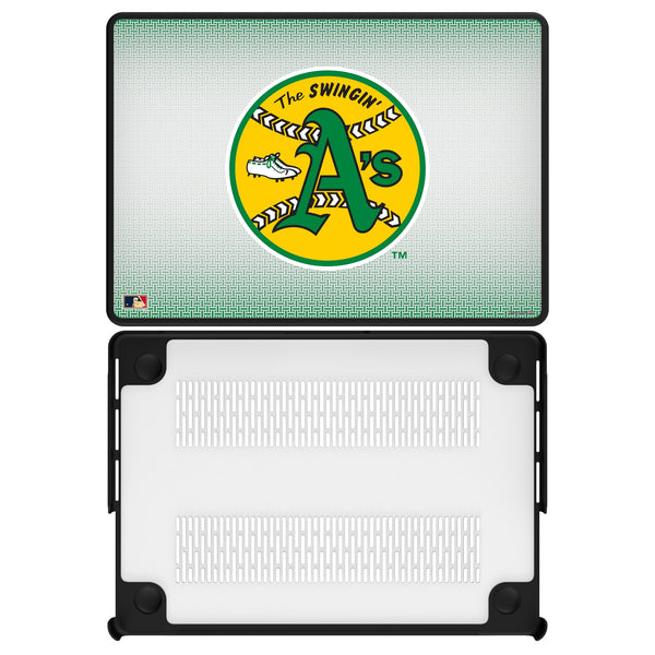 Oakland As 1971-1981 - Cooperstown Collection Linen MacBook Laptop Case for Apple MacBook