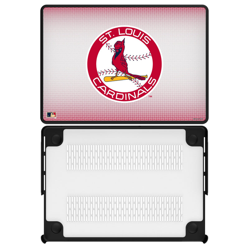 St Louis Cardinals 1966-1997 - Cooperstown Collection Linen MacBook Laptop Case for Apple MacBook