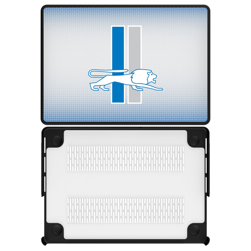Detroit Lions Retro Linen MacBook Laptop Case for Apple MacBook