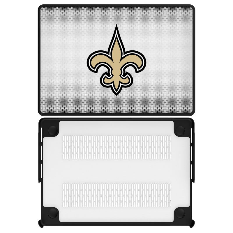 New Orleans Saints Linen MacBook Laptop Case