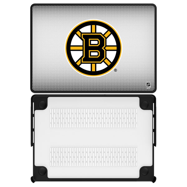 Boston Bruins Linen MacBook Laptop Case