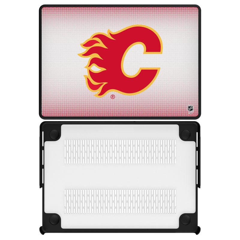 Calgary Flames Linen MacBook Laptop Case for Apple MacBook