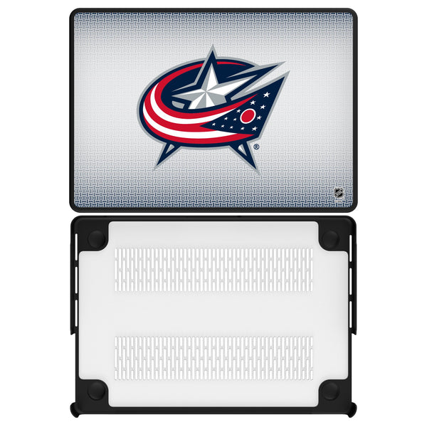 Columbus Blue Jackets Linen MacBook Laptop Case for Apple MacBook