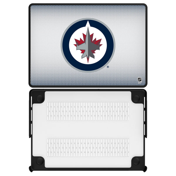 Winnipeg Jets Linen MacBook Laptop Case