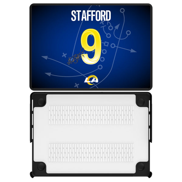 Matthew Stafford Los Angeles Rams 9 Game Tactic MacBook Laptop Case for Apple MacBook