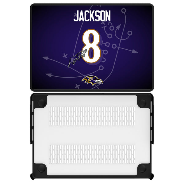Lamar Jackson Baltimore Ravens 8 Game Tactic MacBook Laptop Case for Apple MacBook