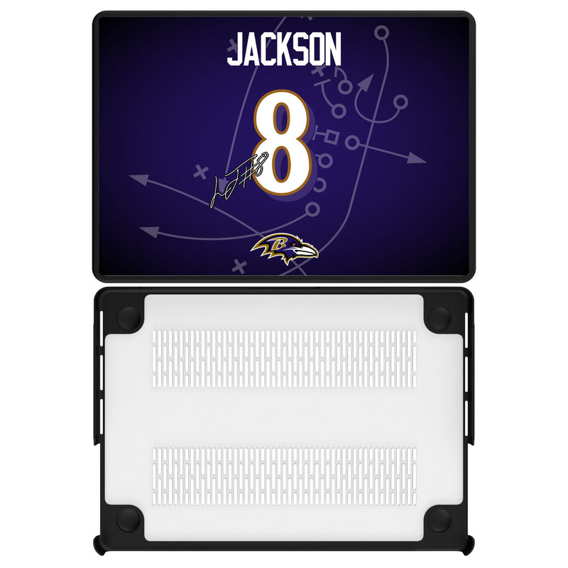Lamar Jackson Baltimore Ravens 8 Game Tactic MacBook Laptop Case for Apple MacBook