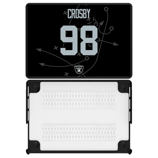 Maxx Crosby Las Vegas Raiders 98 Game Tactic MacBook Laptop Case for Apple MacBook