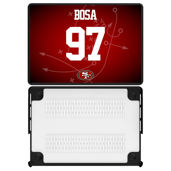 Nick Bosa San Francisco 49ers 97 Game Tactic MacBook Laptop Case for Apple MacBook