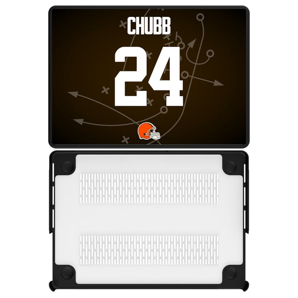 Nick Chubb Cleveland Browns 24 Ready MacBook Laptop Case