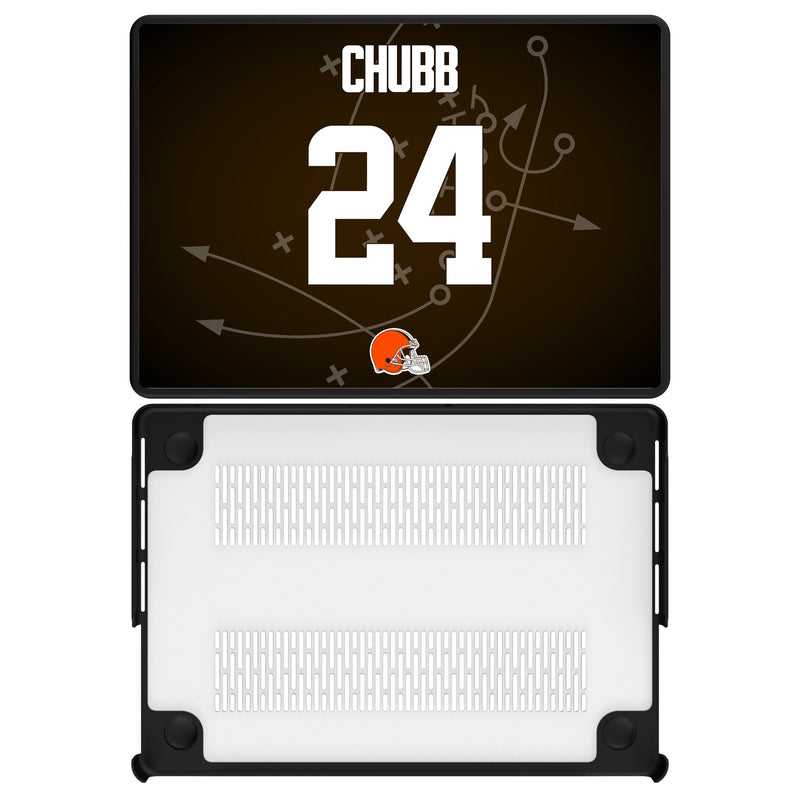 Nick Chubb Cleveland Browns 24 Ready MacBook Laptop Case
