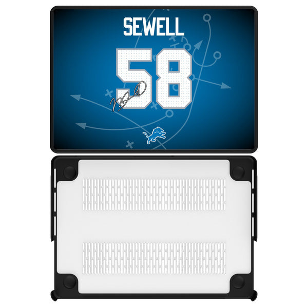Penei Sewell Detroit Lions 58 Ready MacBook Laptop Case