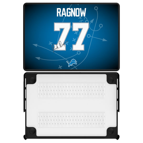 Frank Ragnow Detroit Lions 77 Game Tactic MacBook Laptop Case for Apple MacBook