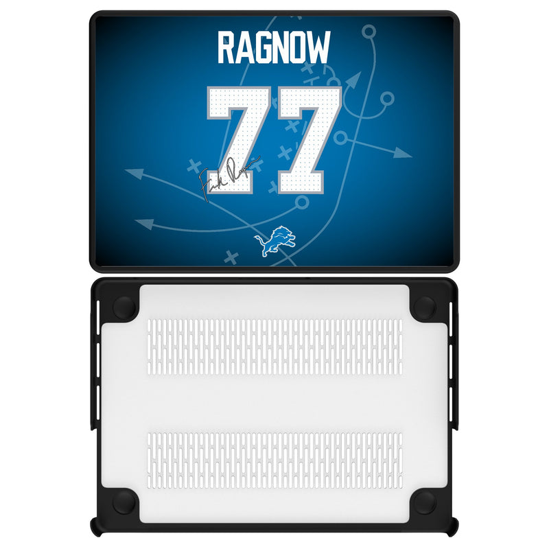 Frank Ragnow Detroit Lions 77 Game Tactic MacBook Laptop Case for Apple MacBook