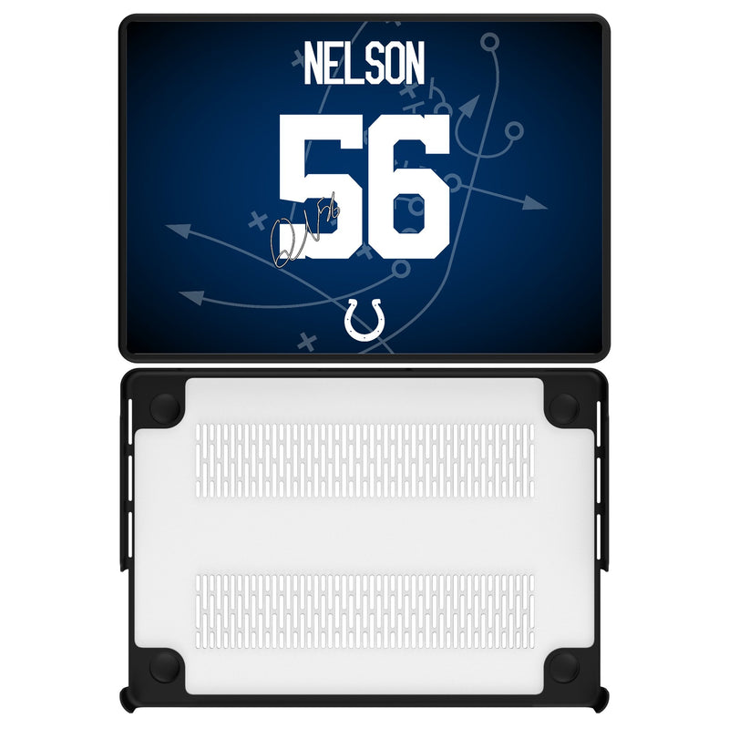 Quenton Nelson Indianapolis Colts 56 Ready MacBook Laptop Case