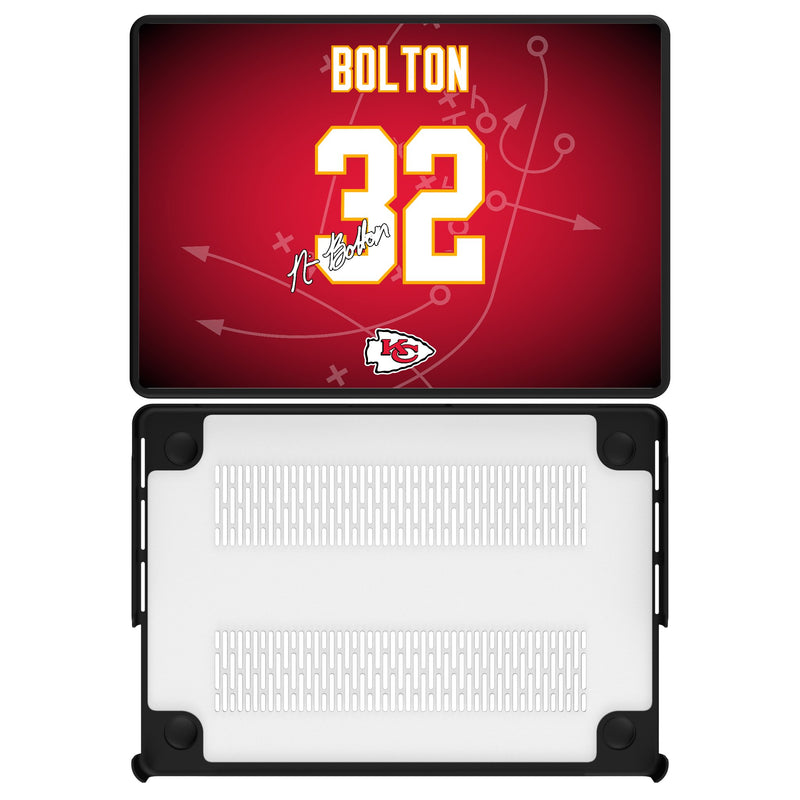 Nick Bolton Kansas City Chiefs 32 Game Tactic MacBook Laptop Case for Apple MacBook
