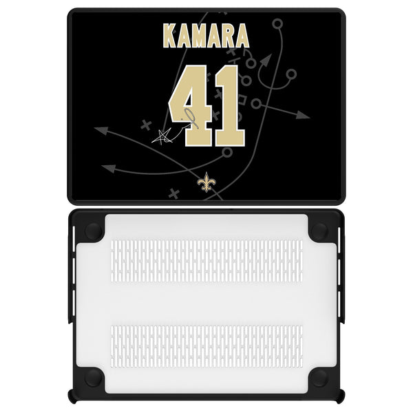 Alvin Kamara New Orleans Saints 41 Ready MacBook Laptop Case