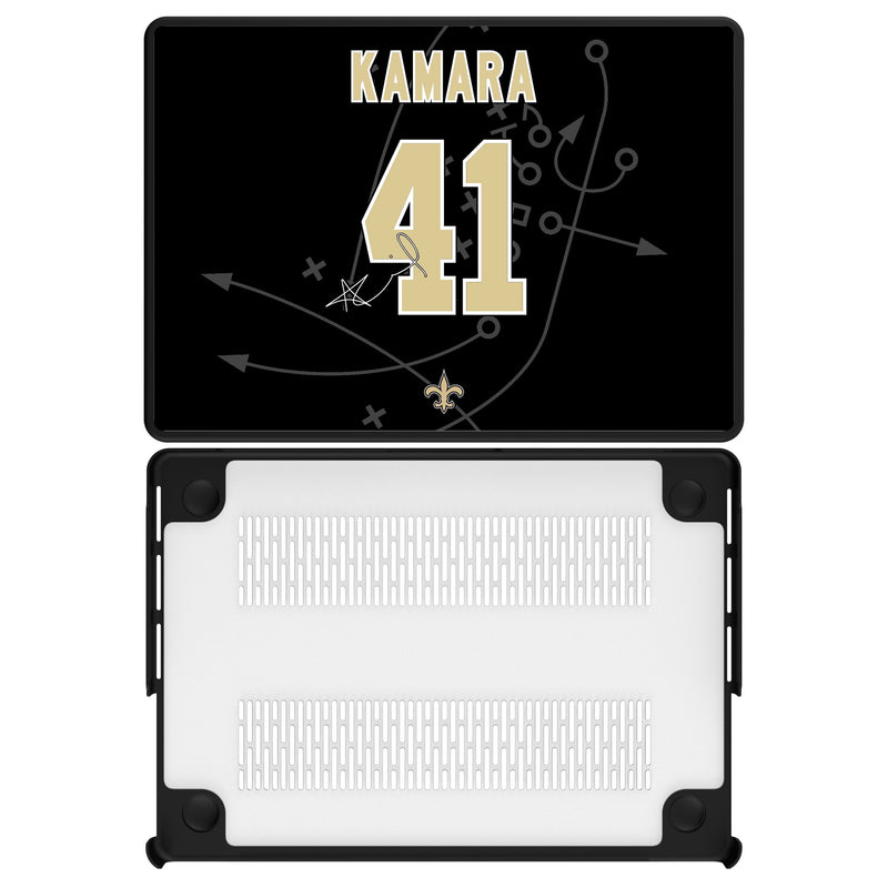 Alvin Kamara New Orleans Saints 41 Ready MacBook Laptop Case