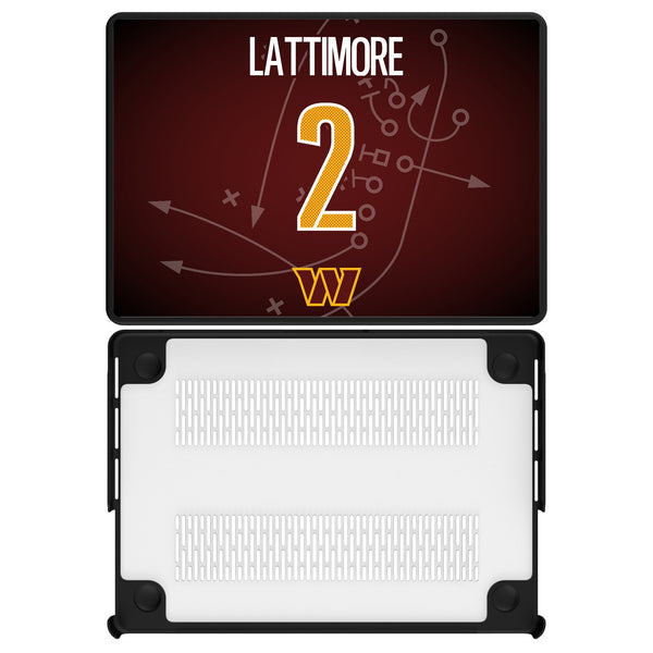 Marshon Lattimore Washington Commanders 2 Game Tactic MacBook Laptop Case for Apple MacBook