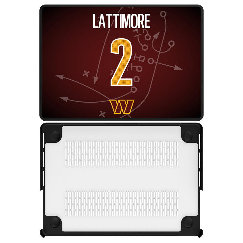 Marshon Lattimore Washington Commanders 2 Game Tactic MacBook Laptop Case for Apple MacBook