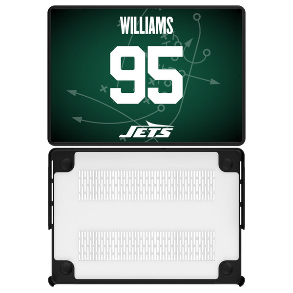 Quinnen Williams New York Jets 95 Ready MacBook Laptop Case