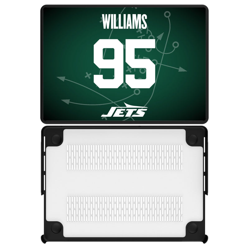 Quinnen Williams New York Jets 95 Ready MacBook Laptop Case