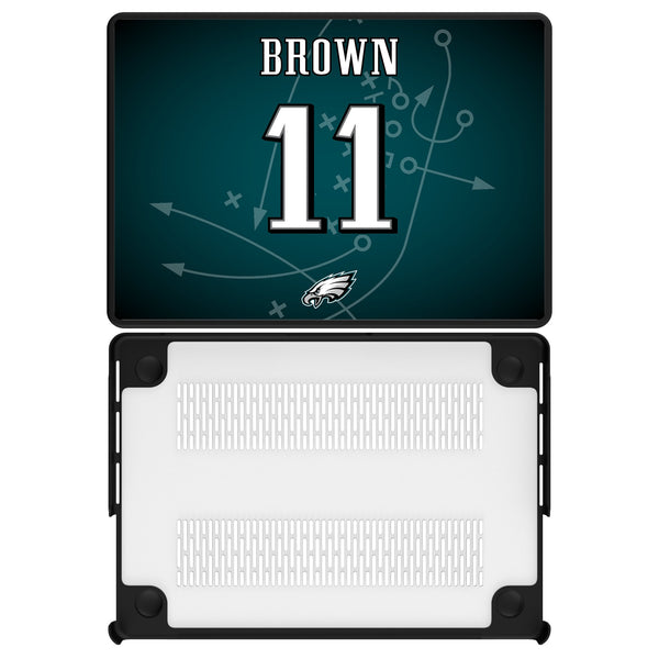 A.J. Brown Philadelphia Eagles 11 Ready MacBook Laptop Case