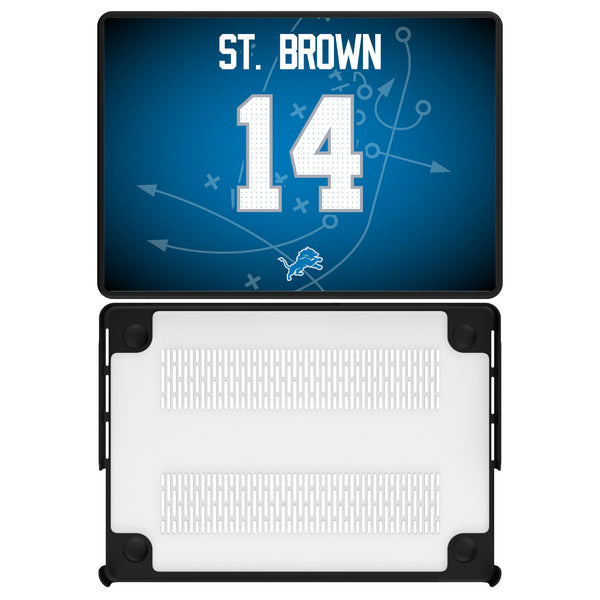 Amon-Ra St. Brown Detroit Lions 14 Ready MacBook Laptop Case