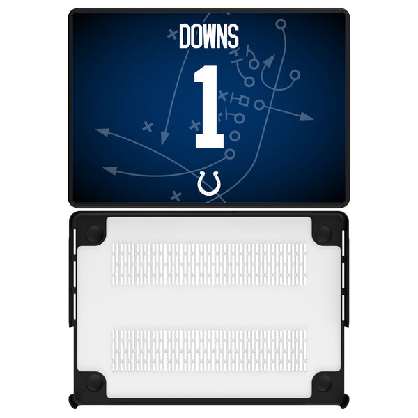 Josh Downs Indianapolis Colts 1 Game Tactic MacBook Laptop Case for Apple MacBook