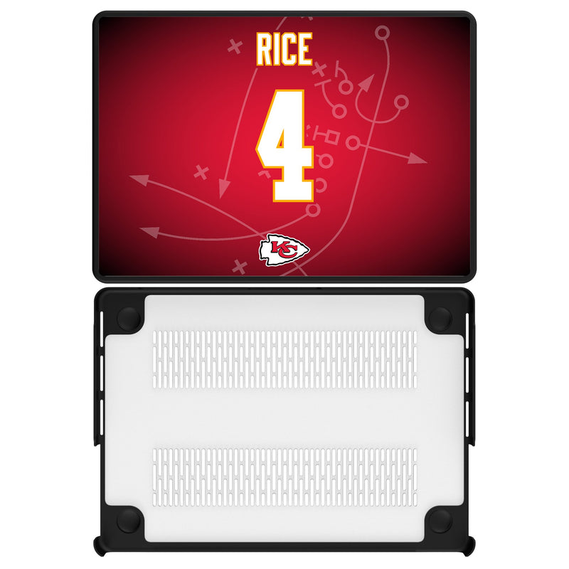 Rashee Rice Kansas City Chiefs 4 Ready MacBook Laptop Case