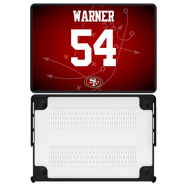 Fred Warner San Francisco 49ers 54 Game Tactic MacBook Laptop Case for Apple MacBook