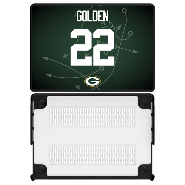 Matthew Golden Green Bay Packers 22 Game Tactic MacBook Laptop Case for Apple MacBook