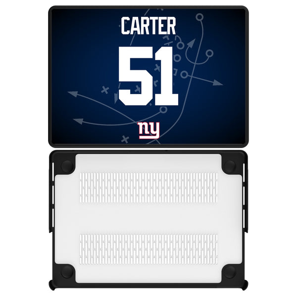 Abdul Carter New York Giants 51 Game Tactic MacBook Laptop Case for Apple MacBook