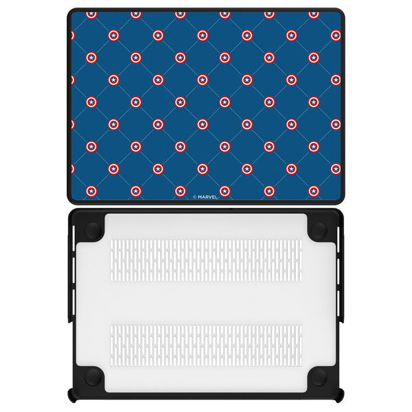 Marvel Avengers Captain America Pattern MacBook Laptop Case for Apple MacBook