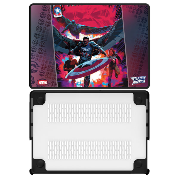 Marvel Avengers Sam Wilson Captain America Cover Art MacBook Laptop Case for Apple MacBook