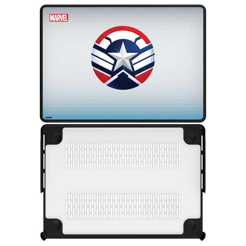 Marvel Avengers Sam Wilson Captain America Grid MacBook Laptop Case for Apple MacBook