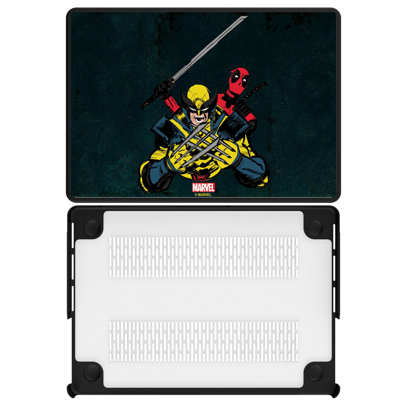 Marvel Deadpool Wolverine Badge MacBook Laptop Case for Apple MacBook