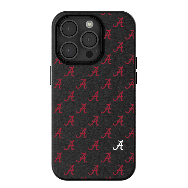 University of Alabama Crimson Tide Script A Fashion Pattern iPhone MagSafe Compatible Phone Case for Apple iPhone