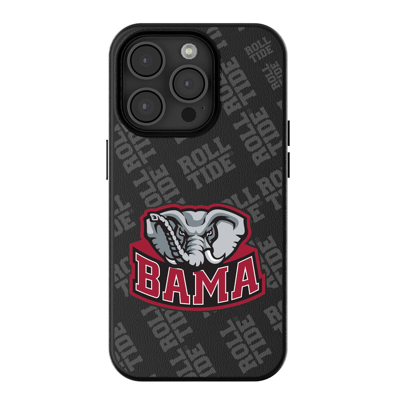 University of Alabama Crimson Tide Script A Quadtile iPhone MagSafe Compatible Phone Case for Apple iPhone
