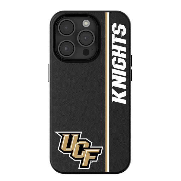 University of Central Florida Golden Knights Sidebar iPhone MagSafe Compatible Phone Case